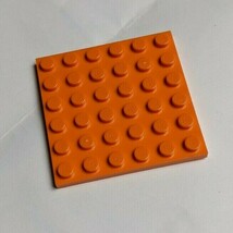 Lego 3958 Plate 6x6 Studs Orange Piece - $18.44 MXN