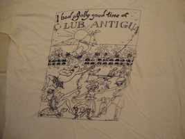 Vintage I had a jolly good time at Club Antigua Soft Paper Thin T Shirt XL - £17.20 GBP
