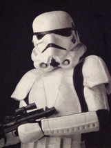 Star Wars Rebels Clone Trooper Movie Sci-Fi Soft Distressed Black T Shirt M - £11.82 GBP
