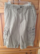 Mens Size 36 Union Bay Cargo Shorts Tan - £29.08 GBP