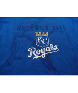 MLB Kansas City Royals Major League Baseball Fan Blue Distressed T Shirt XL - £12.14 GBP