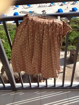 Womans Polka Dot Skirt Cocoa And White By Fritzi Sport size 18 - £19.97 GBP