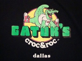 Vintage Gator&#39;s Croc &amp; Froc Dallas Texas T Shirt XL - $19.79