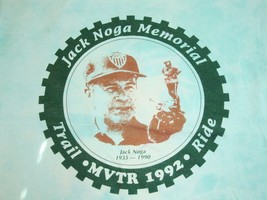 Vintage Jack Noga Memorial Trail Ride MVTR 1992 90&#39;s Tourist Tie-Dye T S... - $19.79