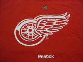 NHL Detroit Red Wings National Hockey League Fan Reebok Apparel Red T Sh... - $15.83