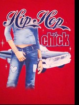 Hip Hop Chick LowRider Gangsta Rap Music Bling 1964 galaxie T Shirt L / XL - £15.28 GBP