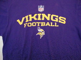 NFL Minnesota Vikings National Football League Fan Team Purple T Shirt S... - £12.12 GBP