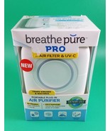 Breathe Pure Pro Portable Plug-In Air Purifier w/ HEPA and UV-C As Seen ... - £11.83 GBP