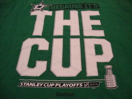 NHL Dallas Stars National Hockey League Fan 2014 Stanley Cup Green T Shi... - $15.53