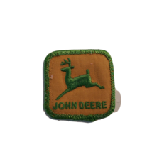 Vintage John Deere Embroidered Uniform 2&quot;x2&quot; Sew-on Patch - £10.07 GBP