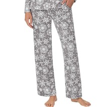 Nautica Womens Silky Fleece Side Pockets Pajama Pants,Grey,Medium - £31.60 GBP