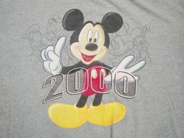 Vintage Walt Disney World Disneyland Mickey Mouse 2000 T Shirt L - £13.96 GBP