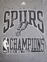 NBA San Antoio Spurs 2014 Finals Champions Basketball Texas Soft T Shirt M - $14.76