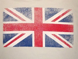 Great Britain United Kingdom UK England Flag Souvenir Mr Chipps T Shirt 2XL - $17.87