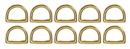 1-1/4� Solid Brass Cast Rigging Dee Ring Trendy Leather Dog Collar Leash... - $368.27 MXN