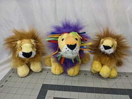 Ganz Lil Kinz Webkins Ribbon Lion Plush Lot of 3 No Code - $19.95