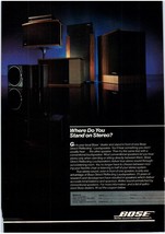 Bose Direct Reflecting Loudspeakers Magazine Ad Print Design Advertising - $12.86