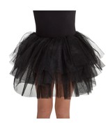 Way To Celebrate Halloween Girls Deluxe Mesh Tutu, Black One Size Fits Most - $290.74 MXN