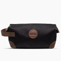 Manscaped  The She’s Toiletry Travel Bag Lightweight Black Brown Vegan Leather - £15.57 GBP