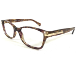 Coach Eyeglasses Frames HC 6065 5287 Confetti Light Brown Purple Clear 5... - $65.23