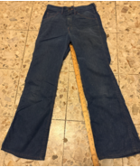 Vtg  Big Yank Western Boot Flared USA Union Made Jeans Mens 27 X 28 - $1,619.04 MXN