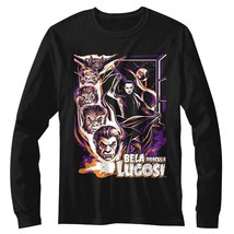 Bela Lugosi Vampire Bat Transformation Long Sleeve T Shirt - £23.63 GBP+