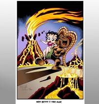   &quot;Hot Betty &amp; the Tiki Man&quot;  ( Tiki &amp; Comics Art ) - $25.00