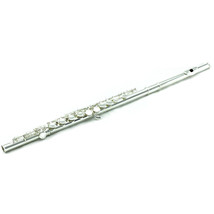 SKY Brand New C Foot 16 HOLE Silver Plated Flute w Hard Case+Soft Bag - $149.99