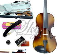 Sky 1/4 Size Student Violin W Case Bow Shoulder Rest Rosin *Great Gift Package* - £60.93 GBP