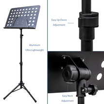 Paititi Brand New Strong Durable Adjustable Folding Music Stand with Bag - £27.64 GBP+