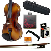 **GIFT PACKAGE** 1/4 Solid Wood Student Violin w Case Bow Rosin String Tuner - $75.99