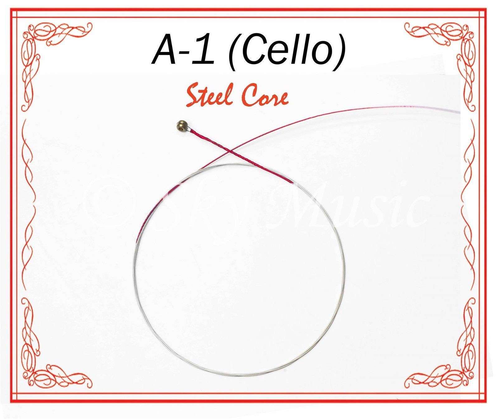 New Paititi A Ball End Cello String 4/4 Size Cello Premium Quality Steel... - $6.99