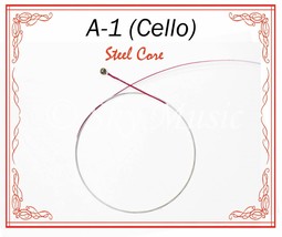 New Paititi A Ball End Cello String 4/4 Size Cello Premium Quality Steel Core - £5.60 GBP