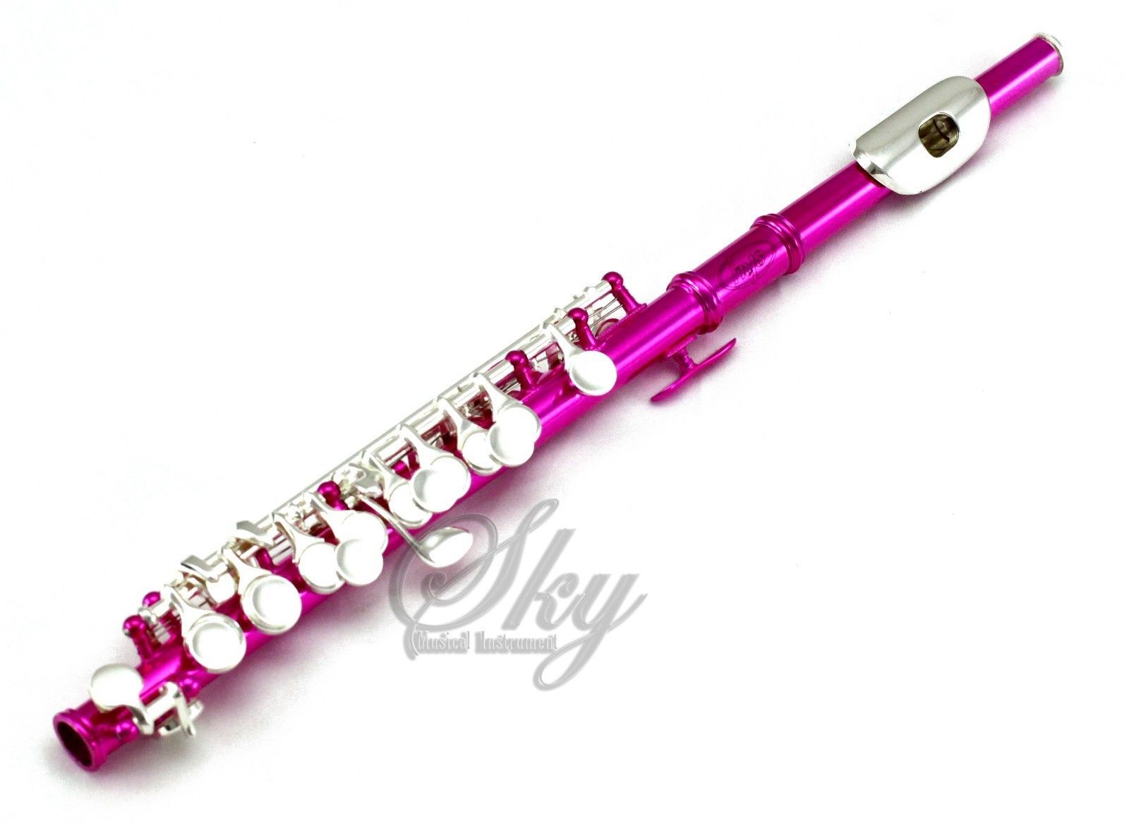 END-OF-YEAR-SALE! Band Approved SKY Hot Pink Piccolo w Gold Keys Limited! - $119.99