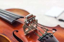 Lightweight Silver Metal Acoustic Violin Viola Mute High Quality Low Pri... - $131.35 MXN