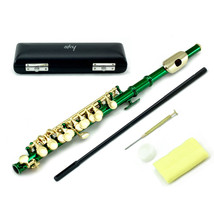 FINAL SALE! SKY Metallic Green Piccolo/Gold Keys w Case *Special* - $129.99