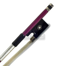 New High Quality 4/4 Full Size Violin Bow Carbon Fiber Double Eye Abalone-Pink - £32.23 GBP