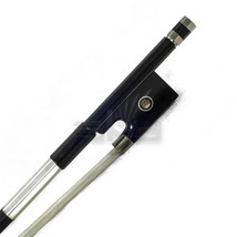 New High Quality 4/4 Size Violin Bow Satin Carbon Fiber with Double Eye Abalone - £31.96 GBP