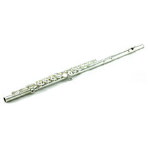 **BIG SAVING**&quot;SKY&quot; Silver Plated Open Hole Flute w Case+ FREE Burgundy Bag - £117.15 GBP