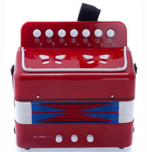 *GREAT GIFT* NEW Top Quality Red Accordion Kids Musical Toy w 7 Buttons ... - £21.86 GBP