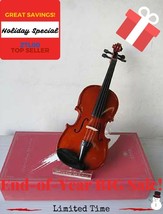 **GREAT GIFT**1/64 Wood Violin Desktop Statue-Musical Decor Holiday Special - $59.99