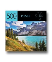 Lake Mountains Jigsaw Puzzle 500 Piece 28&quot; x 20&quot; Durable Fit Pieces Leisure - $18.80