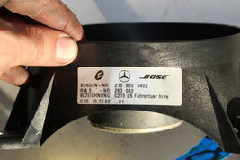 2000-2006 w215 MERCEDES CL55 CL500 CL600 CL65 REAR RIGHT QUARTER SPEAKER BOSE image 4
