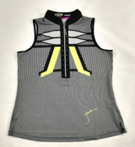 Jamie Sadock Starship Print  Sleeveless Golf Top 1/4 Zip Shirt  Women&#39;s ... - $59.99