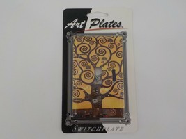 ART PLATES SWITCHPLATE LIGHT SWITCH COVER TREE OF LIFE SYMBOLISM BROWN P... - $11.99