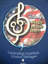 Walt Disney World Disneyland Magic Music Days Camp Souvenir T Shirt XL - £14.08 GBP