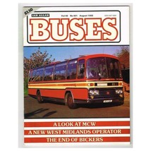 Buses Magazine No.401 August 1988 mbox607 A Look At MCW - £3.07 GBP