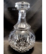  Crystal  Decanter By Block Stunning Incredible Refraction Tulip Design - $49.99