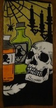 Apothecary Bottles and Skull Kitchen Towel - $5.46