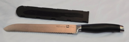 The Pampered Chef Serrated Bread Knife 15&quot; Cr Mo V Steel German Kitchen Utensil - $39.59